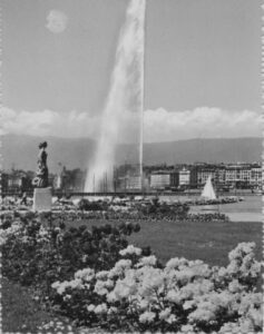 Genf - die Fontäne am Lac Léman
